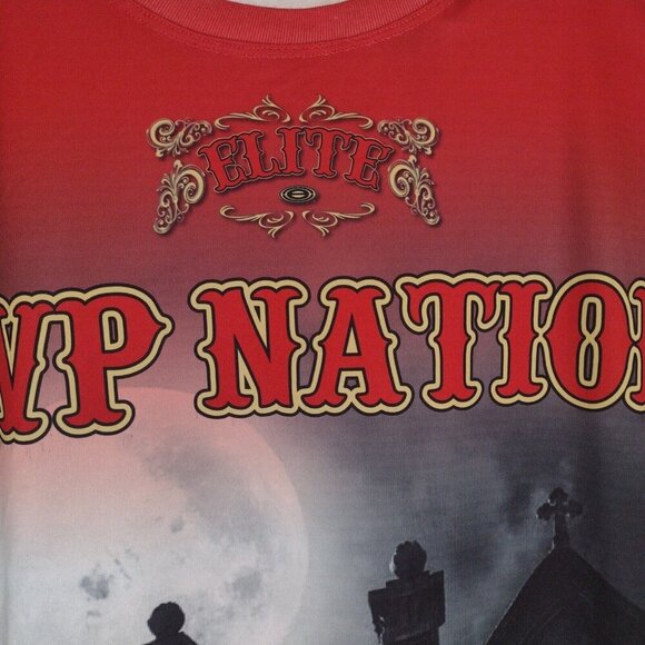 Elite MVP Nation Mens 2XL Red Shirt Polyester Graphic Shirt Dio De Los Muertos - Picture 11 of 16